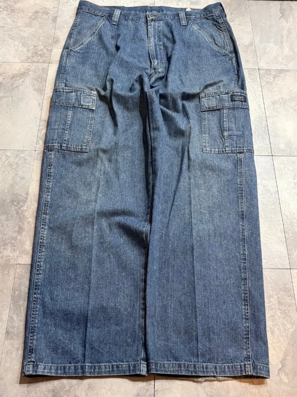 Vintage Wrangler Hero Cargo Jeans 36x32 Y2K